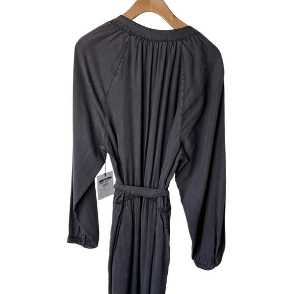 BELLA DAHL  button front raglan jumpsuit Dark Espresso Size Large NWT - Picture 6 of 14